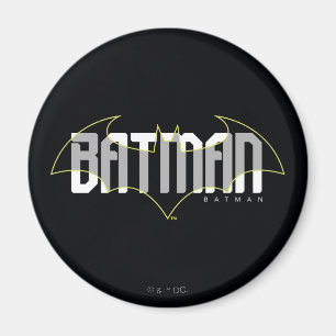 Batman Hi-Tech Name Graphic Magnet
