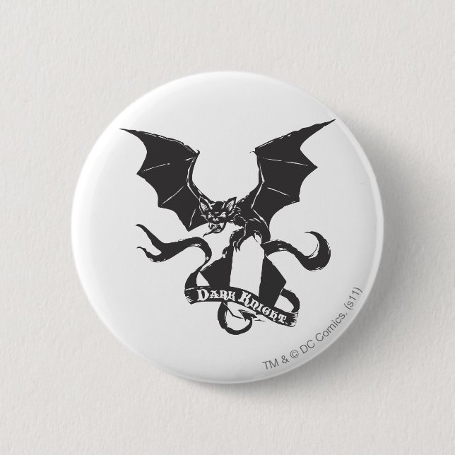 Batman Image 50 6 Cm Round Badge (Front)