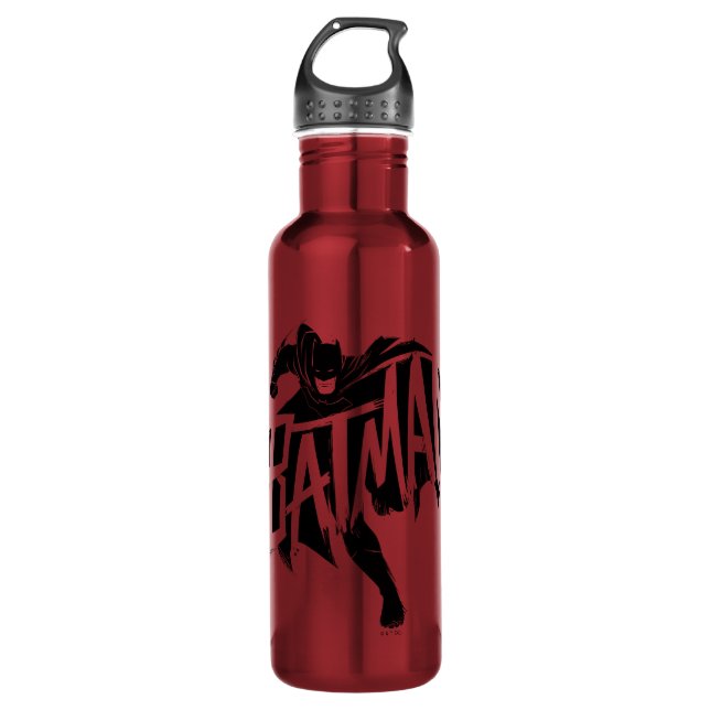 Batman Ink Brush Name 710 Ml Water Bottle (Front)