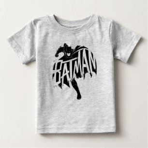 Batman Ink Brush Name Baby T-Shirt