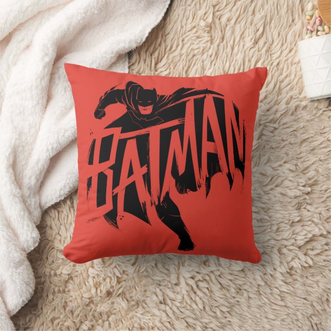 Batman Ink Brush Name Cushion (Blanket)