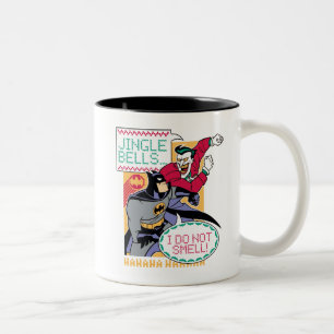 Batman   Jingle Bells, I Do Not Smell! Two-Tone Coffee Mug