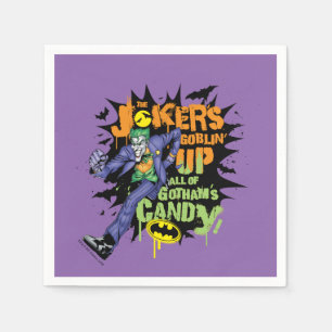 Batman   Joker's Goblin' Up All of Gotham's Candy Napkin