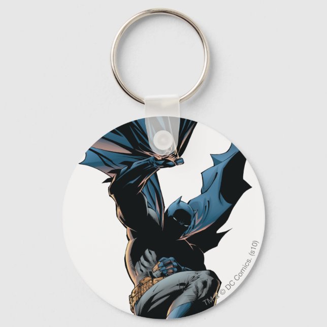 Batman Jumping Down Action Shot Key Ring (Front)