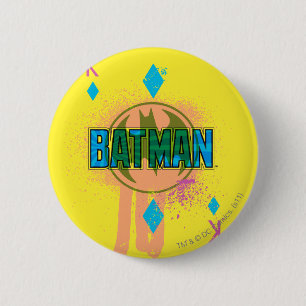 Batman King of Diamonds 6 Cm Round Badge