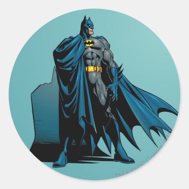 Batman Knight FX - 12B Classic Round Sticker (Front)