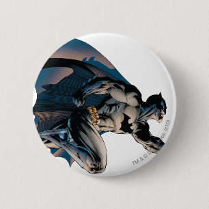 Batman Leaping Side View 6 Cm Round Badge
