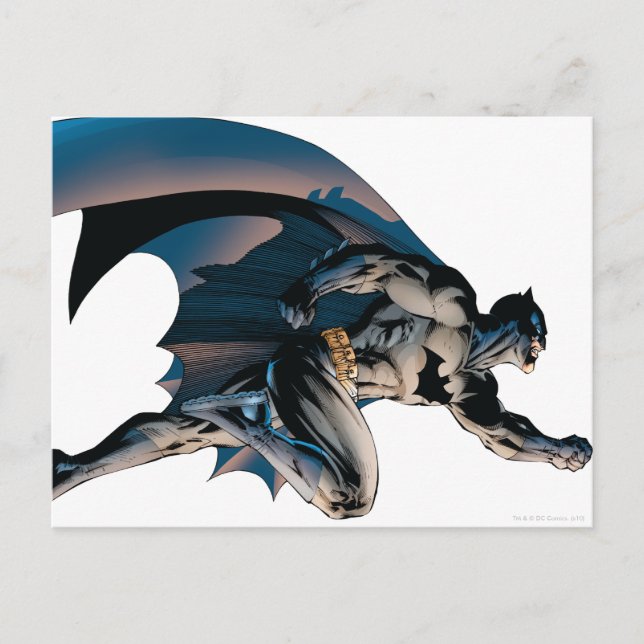 Batman Leaping Side View Postcard | Zazzle