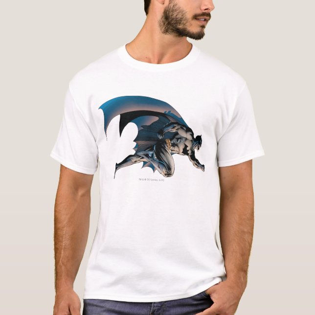 Batman Leaping Side View T-Shirt (Front)