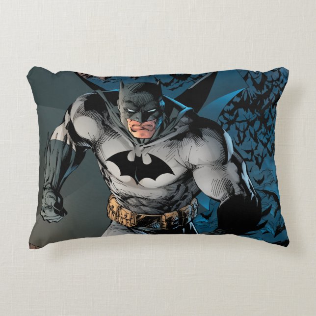 Batman Leaving Bat Cave Decorative Cushion (Front)