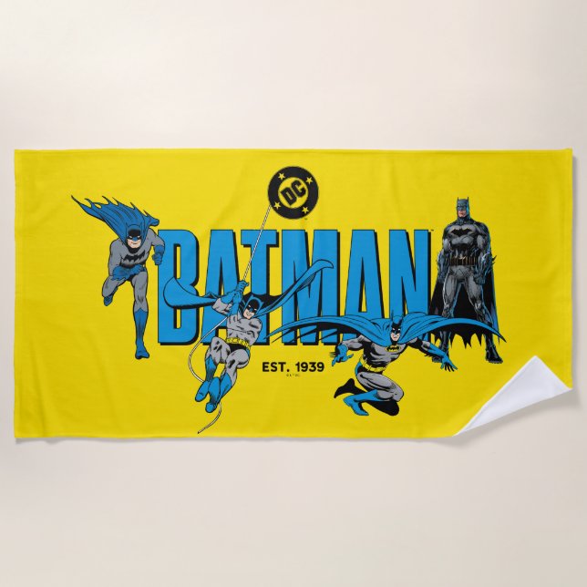 Batman Legends Forever Graphic Beach Towel (Front)