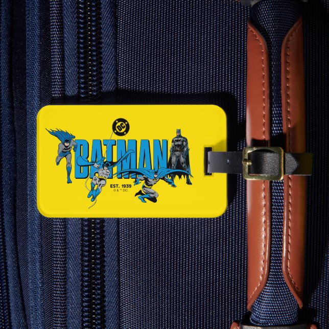 Batman Legends Forever Graphic Luggage Tag (Front Insitu 4)
