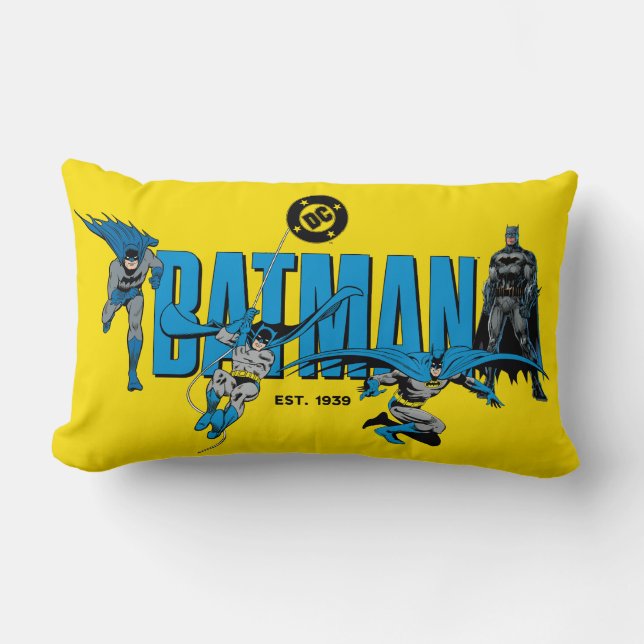 Batman Legends Forever Graphic Lumbar Cushion (Front)