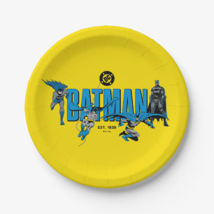 Batman Legends Forever Graphic Paper Plate