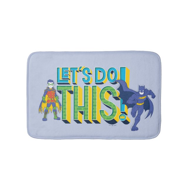 Batman | Let's Do This Bath Mat (Front)