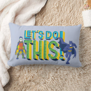Batman   Let's Do This Lumbar Cushion