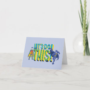 Batman   Let's Do This Note Card