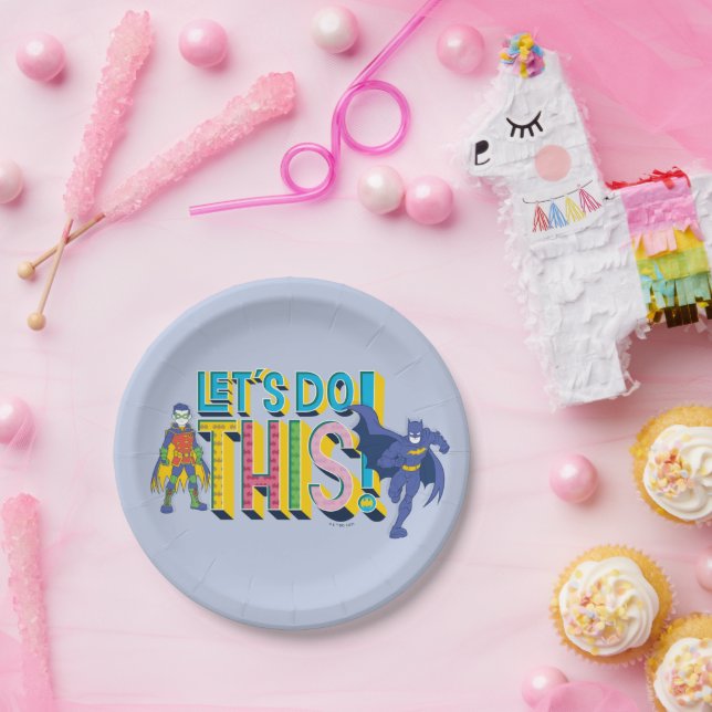 Batman | Let's Do This Paper Plate (Party)