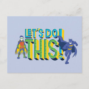 Batman   Let's Do This Postcard