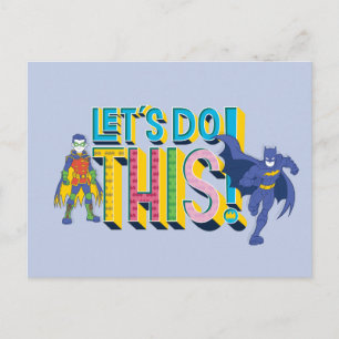 Batman   Let's Do This Postcard
