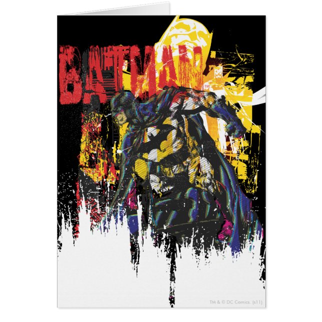 Batman Line Art Collage (Front)