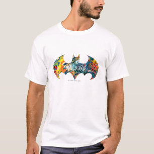 Batman Logo Neon/80s Graffiti T-Shirt