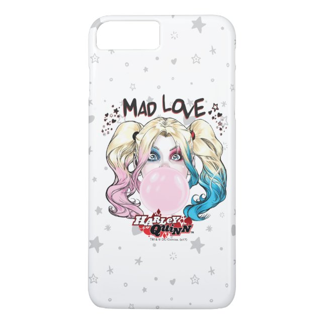 Batman | Mad Love Harley Quinn Chewing Bubble Gum Case-Mate iPhone Case (Back)
