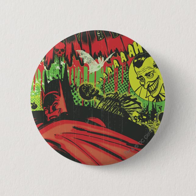 Batman Movie 6 Cm Round Badge (Front)