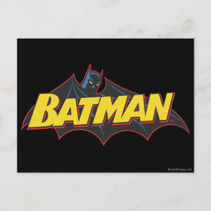 Batman Old School Logo Postcard