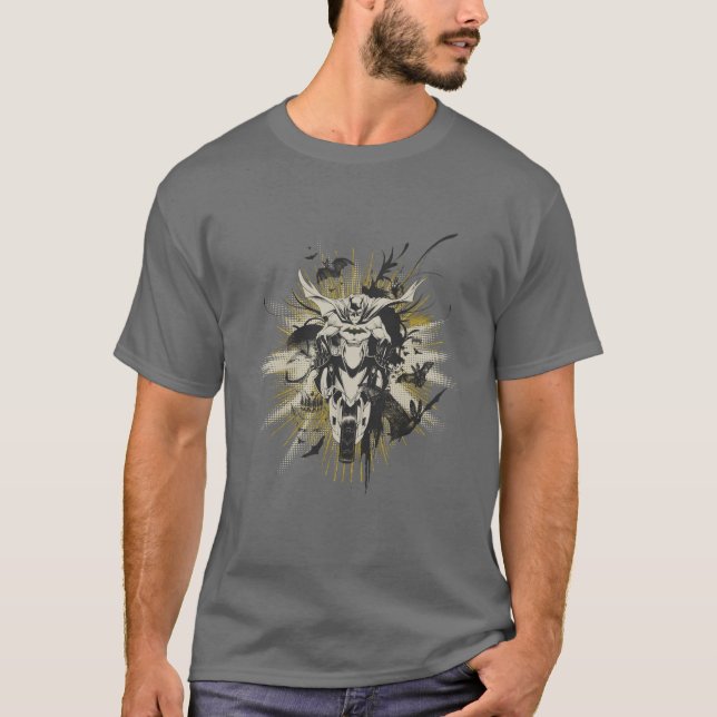 Batman on Bike T-Shirt (Front)
