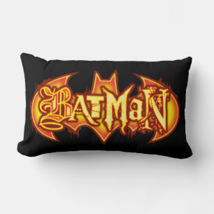 Batman   Orange Seasonal Logo Lumbar Cushion