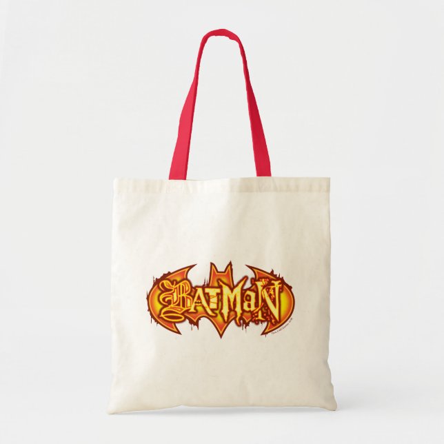 Batman | Orange Seasonal Logo Tote Bag (Front)