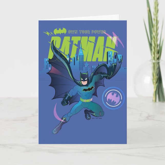 Batman "Own Your Power" City Graphic Card (Front)