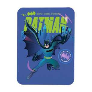 Batman "Own Your Power" City Graphic Magnet