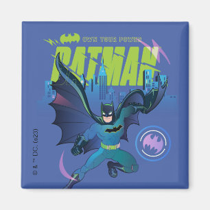 Batman "Own Your Power" City Graphic Magnet