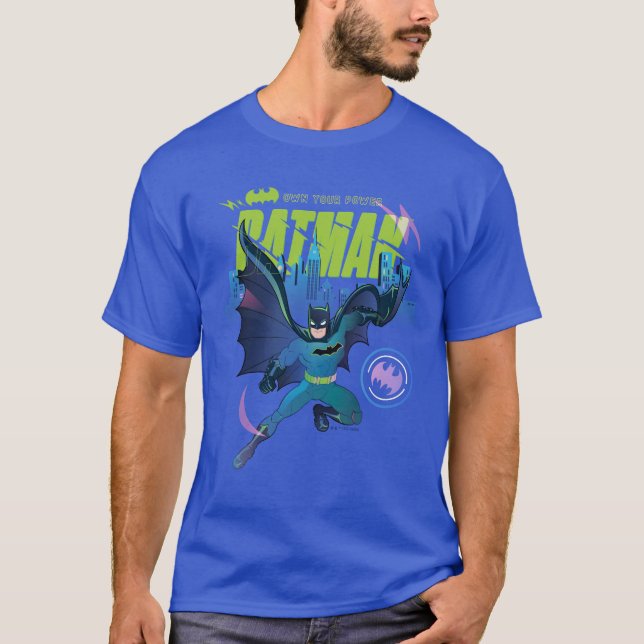 Batman "Own Your Power" City Graphic T-Shirt (Front)