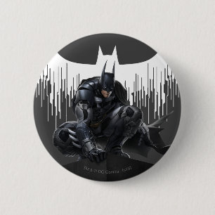Batman Perched on a Pillar 6 Cm Round Badge