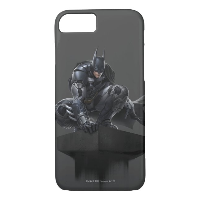 Batman Perched on a Pillar Case-Mate iPhone Case (Back)