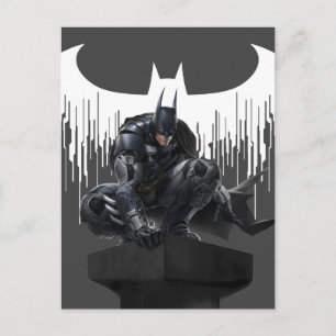 Batman Perched on a Pillar Postcard