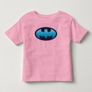 Batman   Pink & Blue Symbol Toddler T-Shirt