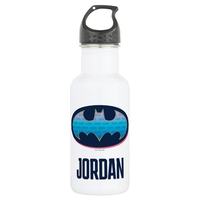 Batman | Pink Polka Dot Logo 532 Ml Water Bottle (Front)