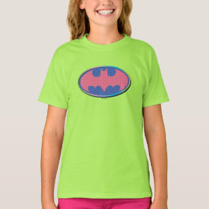 Batman   Pink Polka Dot Logo T-Shirt
