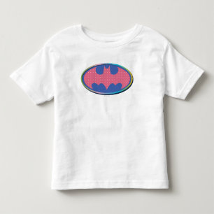 Batman   Pink Polka Dot Logo Toddler T-Shirt