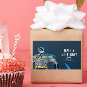 Batman Protector Happy Holidays Rectangular Sticker