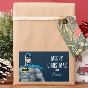 Batman Protector   Merry Christmas Rectangular Sticker