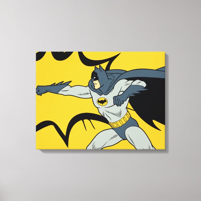 Batman Punch Canvas Print (Front)