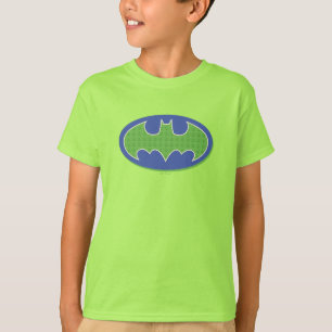 Batman   Purple & Green Symbol T-Shirt