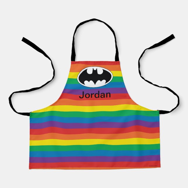 Batman Rainbow Logo Apron (Front)