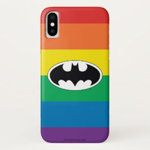 Batman Rainbow Logo iPhone X Case