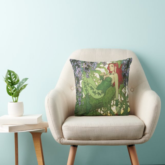 Batman Rebirth Poison Ivy Cover Illustration Cushion (Chair)